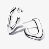 Pandora Créoles Ouvertes V Organique 293290C00 Argent | Femme Boucles D'Oreilles