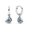 Pandora Créoles Moments papillon bleu & strass | Femme Boucles D'Oreilles