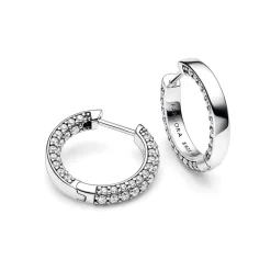 Pandora Créoles Timeless - Rang Pavé | Femme Boucles D'Oreilles