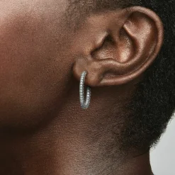 Pandora Créoles Rang Pavé Timeless | Femme Boucles D'Oreilles