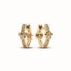 Pandora Créoles Scintillantes Disney Mickey et Minnie | Femme Boucles D'Oreilles