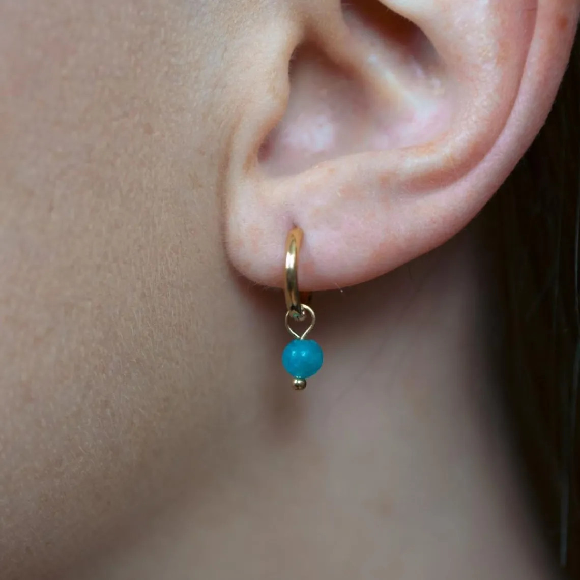 Sloya Créoles Serena Apatite | Femme Boucles D'Oreilles