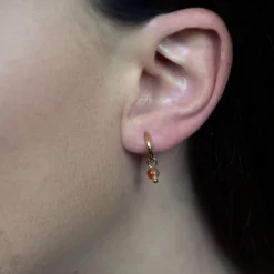 Sloya Créoles Serena Cornaline | Femme Boucles D'Oreilles