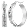 So Charm Bijoux Créoles So Charm - B4175-ARGENT - Boucles D'Oreilles Argentées | Femme Boucles D'Oreilles