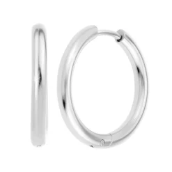 So Charm Bijoux Créoles So Charm - B4140-ARGENT - Boucles D'Oreilles Argentées | Femme Boucles D'Oreilles