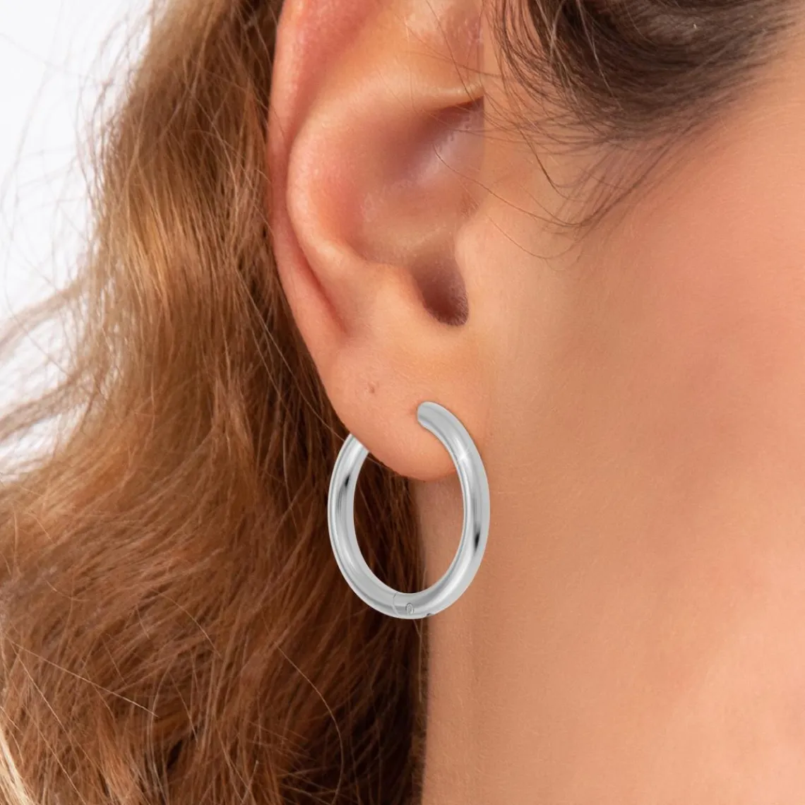 So Charm Bijoux Créoles So Charm - B4140-ARGENT - Boucles D'Oreilles Argentées | Femme Boucles D'Oreilles