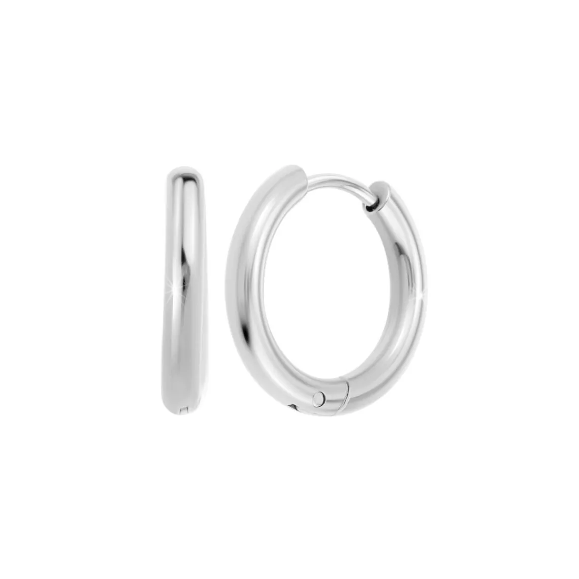 So Charm Bijoux Créoles So Charm - B4139-ARGENT - Boucles D'Oreilles Argentées | Femme Boucles D'Oreilles