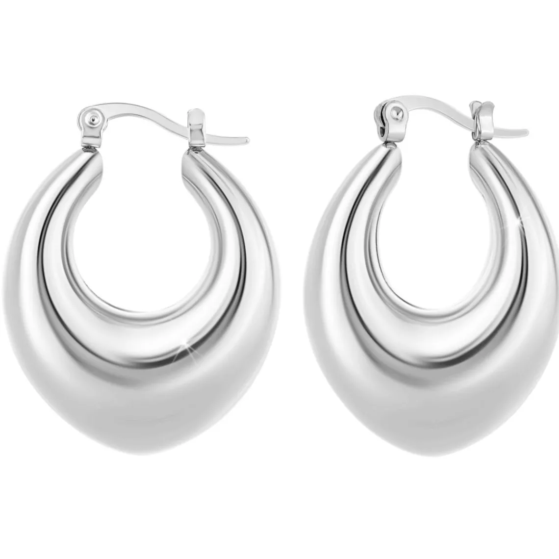 So Charm Bijoux Créoles So Charm - B4013-ARGENT - Boucles D'Oreilles Argentées | Femme Boucles D'Oreilles