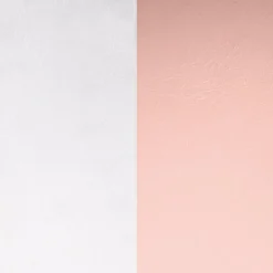 Les Georgettes Cuir Collier CUIR-COLLIER-RCGC-ROND - Cuir Collier Rose Clair Gris Clair Femme | Femme Collier Et Pendentif