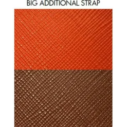 Guess Bijoux Cuir LARGE pour Bracelet My Bangle Guess UBS84024 - Cuir My Bangle Large Orange Marron Femme | Femme Bracelet