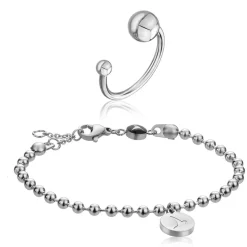 Emily Westwood Bijoux Ensemble Bijoux Femme Emily Westwood WS052S - Acier Argent | Femme Bague