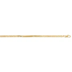Maison de la Bijouterie Gourmette femme plaqué or 4 mm - 60Y004ZV | Homme Bracelet