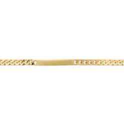 Maison de la Bijouterie Gourmette femme plaqué or 4 mm - 60Y004ZV | Homme Bracelet