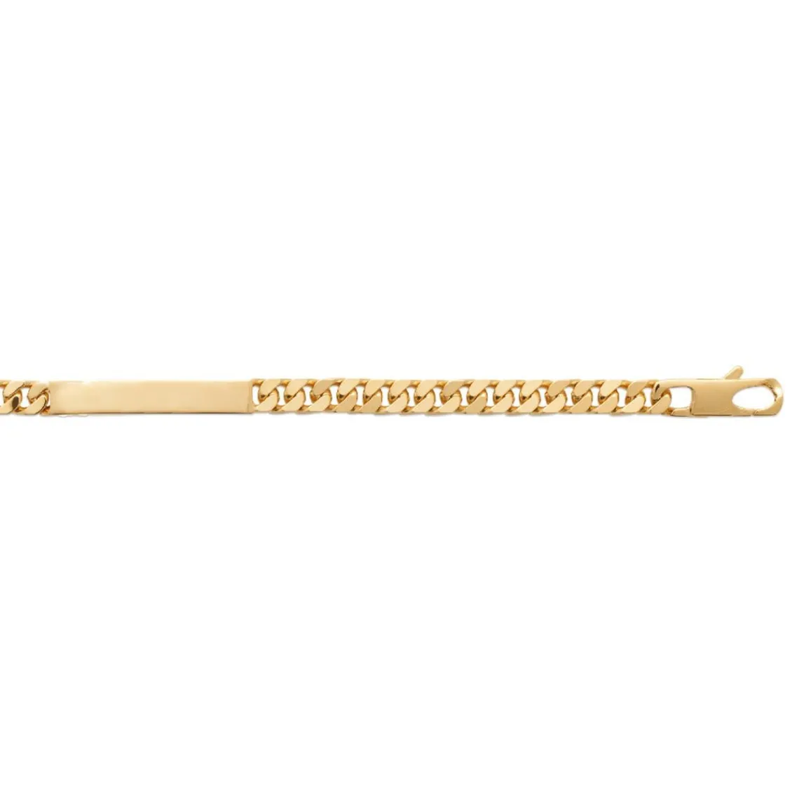 Maison de la Bijouterie Gourmette homme plaqué or 6 mm - 60Y006Y0 | Homme Bracelet