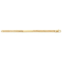 Maison de la Bijouterie Gourmette homme plaqué or 6 mm - 60Y006Y0 | Homme Bracelet
