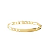 Maison de la Bijouterie Gourmette homme plaqué or 6 mm - 633006Y0 | Homme Bracelet