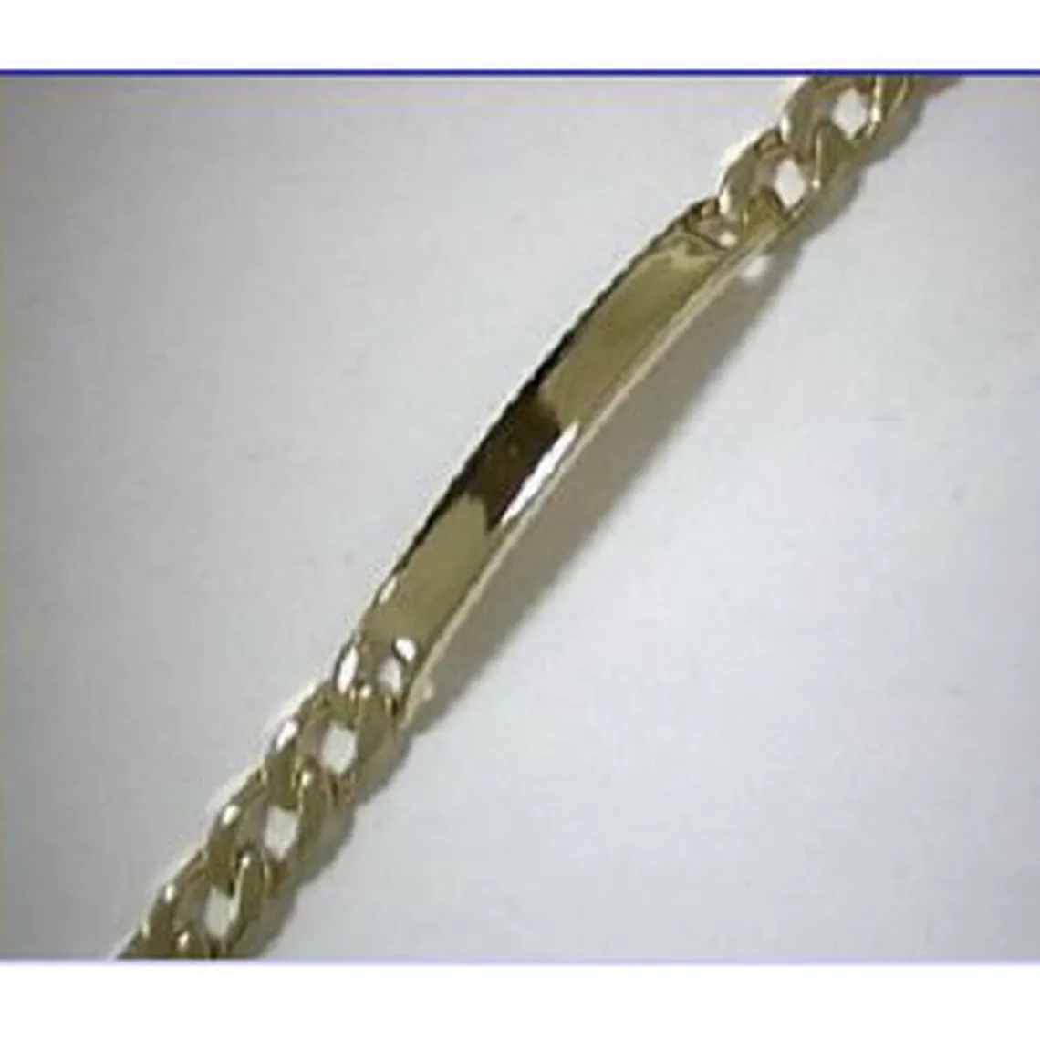 Maison de la Bijouterie Gourmette homme plaqué or 6 mm - 633006Y0 | Homme Bracelet