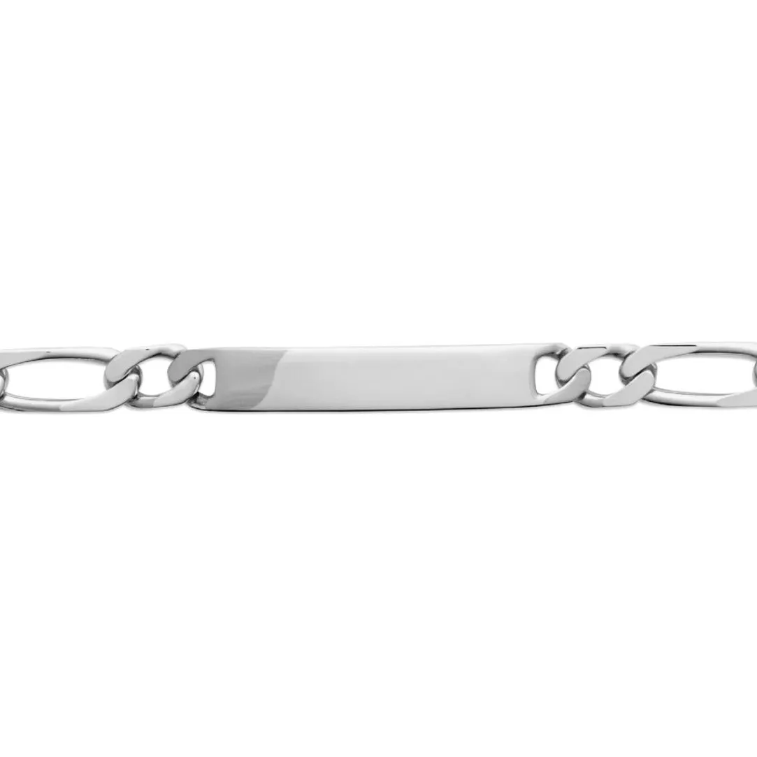 Maison de la Bijouterie Gourmette homme argent rhodié 7 mm - W3300WYZ | Homme Bracelet