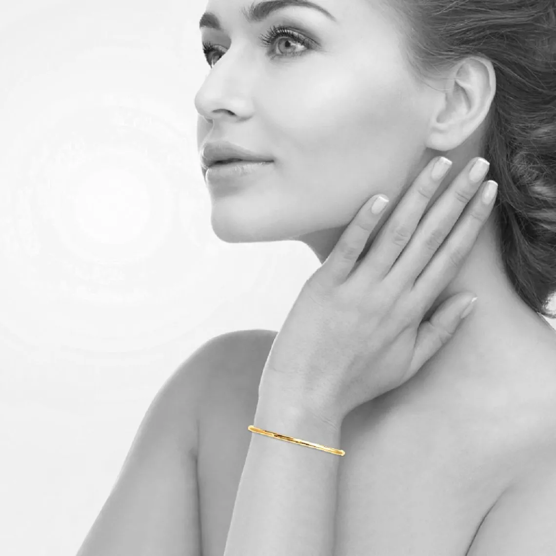 Maison de la Bijouterie Jonc femme Sensimio UYZ43W56 Plaqué or | Femme Bracelet
