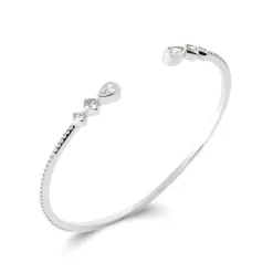 Maison de la Bijouterie Jonc femme Sensimio VW36W45V Argent | Femme Bracelet