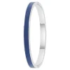 So Charm Bijoux Jonc Femme So Charm - B4339-ARGENT-BLEUFONCE - Bracelet Email Argenté | Femme Bracelet