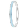 So Charm Bijoux Jonc Femme So Charm - B4338-ARGENT-BLEUCLAIR - Bracelet Email Argenté | Femme Bracelet