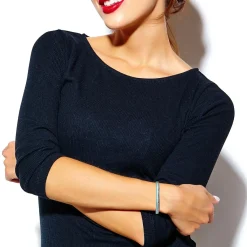 So Charm Bijoux Jonc Femme So Charm - B4338-ARGENT-BLEUCLAIR - Bracelet Email Argenté | Femme Bracelet