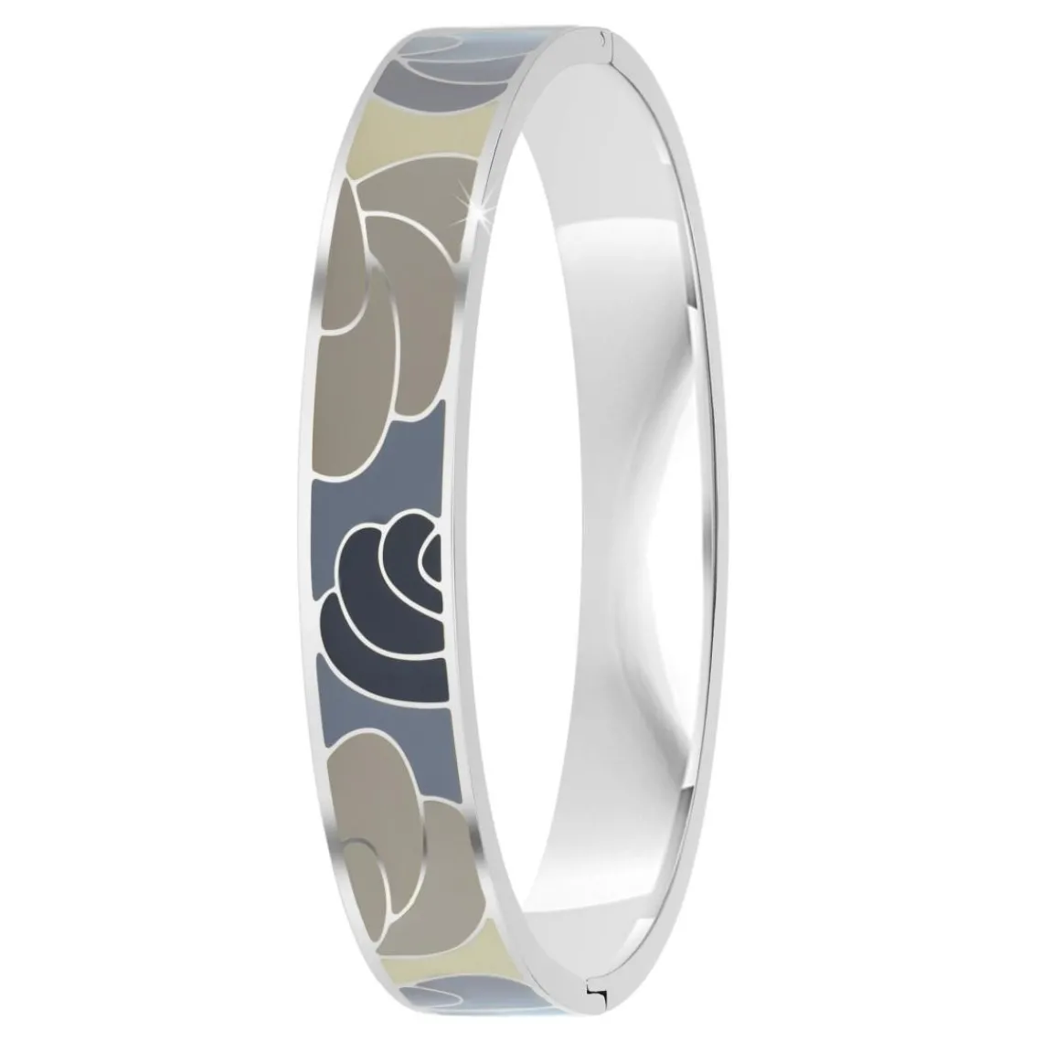 So Charm Bijoux Jonc Femme So Charm - B4343-ARGENT - Bracelet Email Argenté | Femme Bracelet