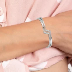 So Charm Bijoux Jonc Femme So Charm - B4122-ARGENT - Bracelet Mode Argenté | Femme Bracelet