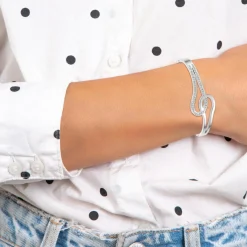 So Charm Bijoux Jonc Femme So Charm - B4107-ARGENT - Bracelet Mode Argenté | Femme Bracelet