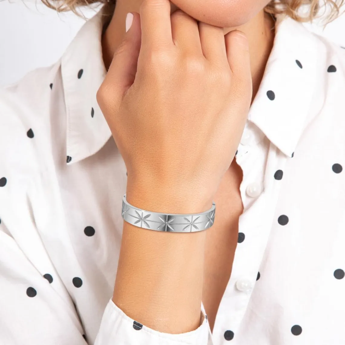 So Charm Bijoux Jonc Femme So Charm - B4104-ARGENT - Bracelet Mode Argenté | Femme Bracelet
