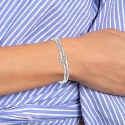 So Charm Bijoux Jonc Femme So Charm - B4025-ARGENT - Bracelet Mode Argenté | Femme Bracelet