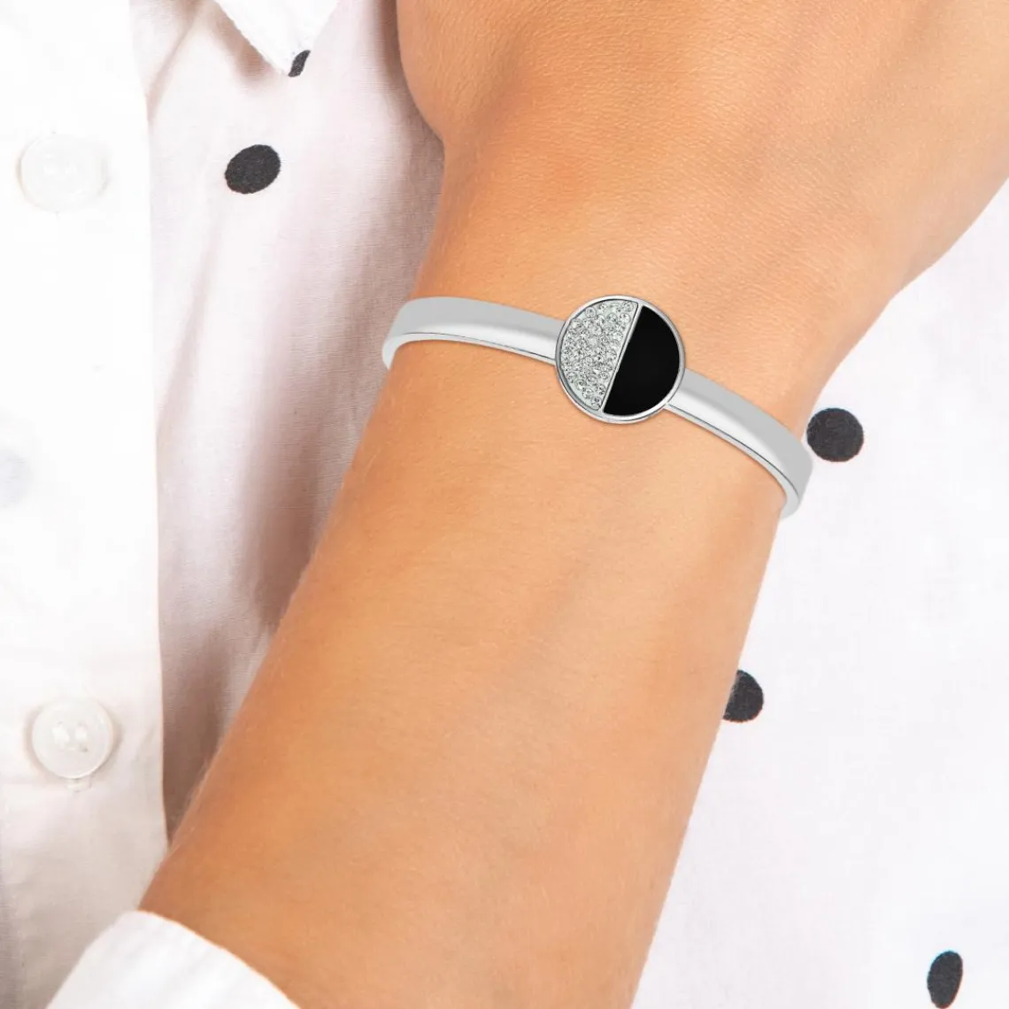So Charm Bijoux Jonc Femme So Charm - B3083-ARGENT - Bracelet Mode Argenté | Femme Bracelet