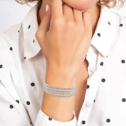So Charm Bijoux Jonc Femme So Charm - B3346-ARGENT - Bracelet Mode Argenté | Femme Bracelet