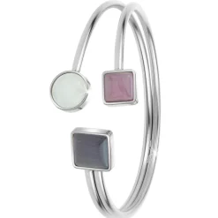 So Charm Bijoux Jonc Femme So Charm - B4114-ARGENT - Bracelet Mode Argenté | Femme Bracelet