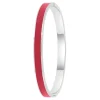 So Charm Bijoux Jonc Femme So Charm - B4339-ARGENT-ROUGE - Bracelet Email Argenté | Femme Bracelet