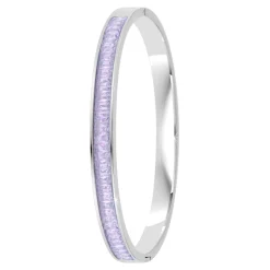 So Charm Bijoux Jonc Femme So Charm - B4337-ARGENT-ROSE - Bracelet Mode Argenté | Femme Bracelet