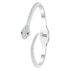 So Charm Bijoux Jonc Femme So Charm - BD1886-ARGENT-DIAMANT - Bracelet Serpent Argenté | Femme Bracelet