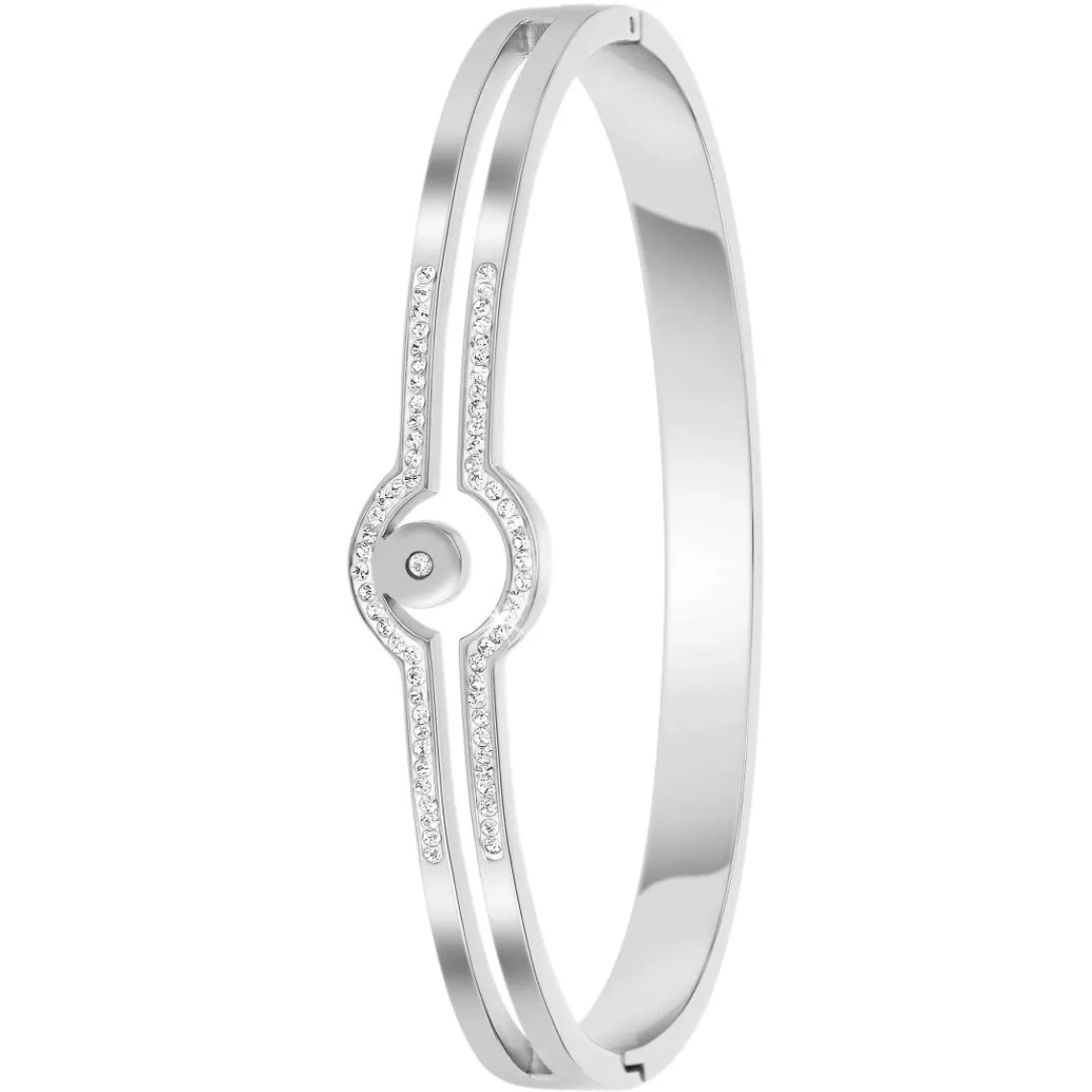 So Charm Bijoux Jonc Femme So Charm - BD2597-ARGENT-DIAMANT - Bracelet Mode Argenté | Femme Bracelet
