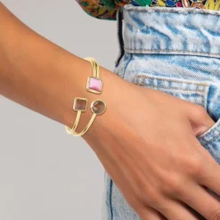 So Charm Bijoux Jonc Femme So Charm - B4114-DORE - Bracelet Mode Doré | Femme Bracelet