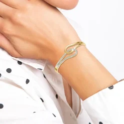 So Charm Bijoux Jonc Femme So Charm - B4107-DORE - Bracelet Mode Doré | Femme Bracelet