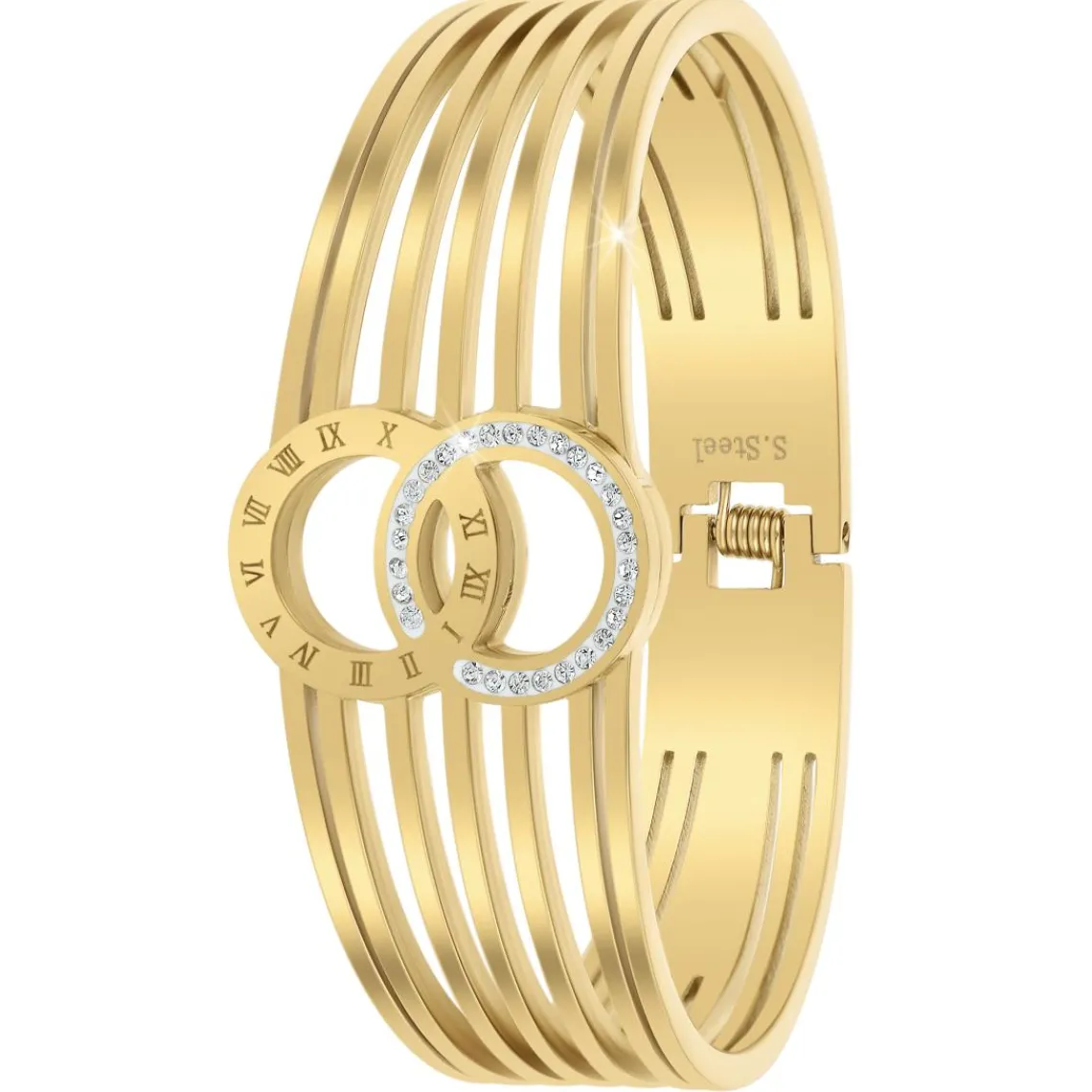 So Charm Bijoux Jonc Femme So Charm - B3385-DORE - Bracelet Mode Doré | Femme Bracelet