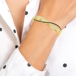 So Charm Bijoux Jonc Femme So Charm - B2875-DORE - Bracelet Mode Doré | Femme Bracelet
