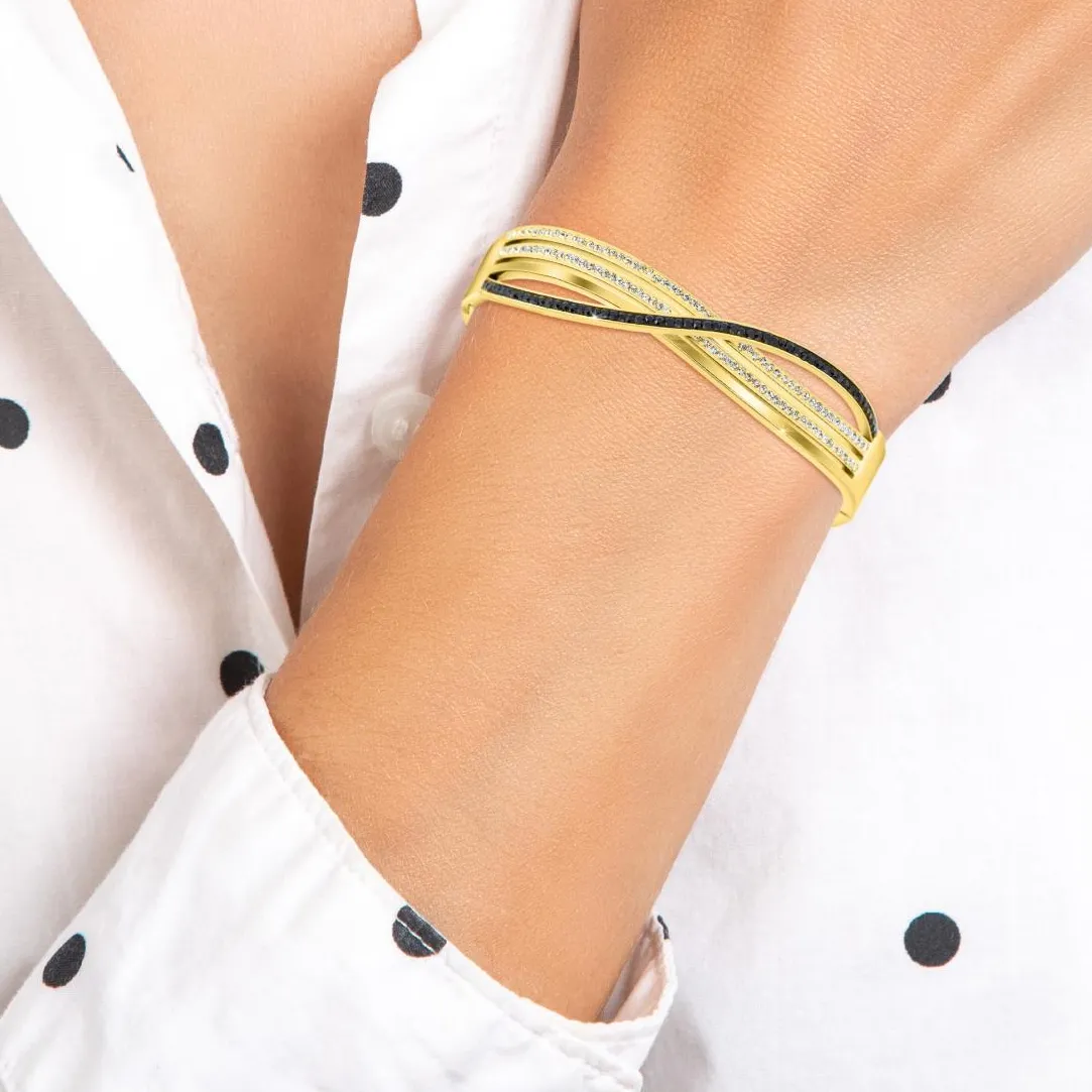 So Charm Bijoux Jonc Femme So Charm - B2875-DORE - Bracelet Mode Doré | Femme Bracelet