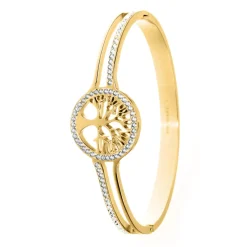So Charm Bijoux Jonc Femme So Charm - B1564-DORE - Bracelet Arbre De Vie | Femme Bracelet