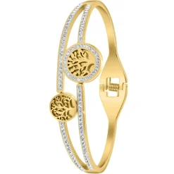 So Charm Bijoux Jonc Femme So Charm - B2931-DORE - Bracelet Arbre De Vie | Femme Bracelet