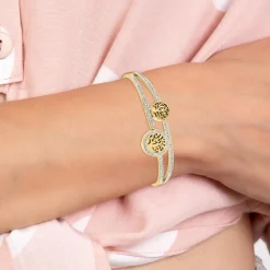 So Charm Bijoux Jonc Femme So Charm - B2931-DORE - Bracelet Arbre De Vie | Femme Bracelet