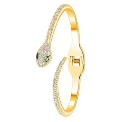 So Charm Bijoux Jonc Femme So Charm - B1886-DORE - Bracelet Serpent Doré | Femme Bracelet