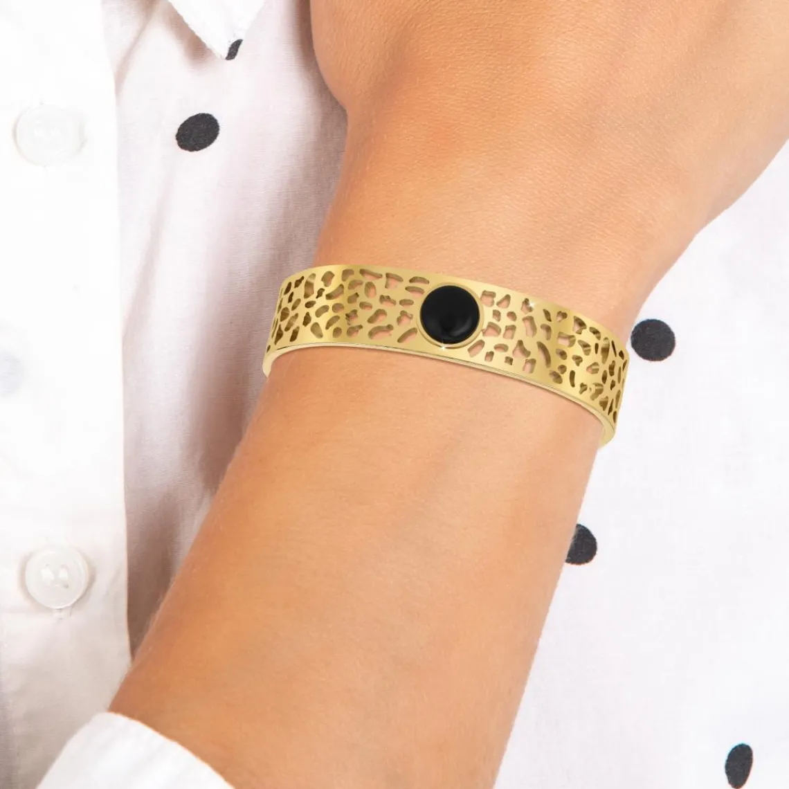 So Charm Bijoux Jonc Femme So Charm - B3331-DORE - Bracelet Mode Doré | Femme Bracelet