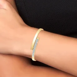So Charm Bijoux Jonc Femme So Charm - B2532-DORE - Bracelet Mode Doré | Femme Bracelet